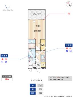 Quintet NAMBA 402 【大阪府日本橋駅】 の間取り図