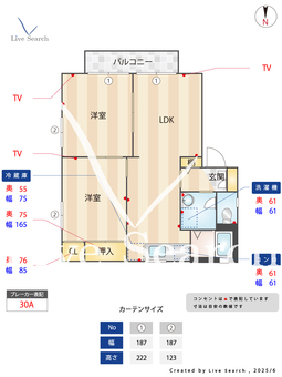 アネスト国府 201 【熊本県新水前寺駅】 の間取り図