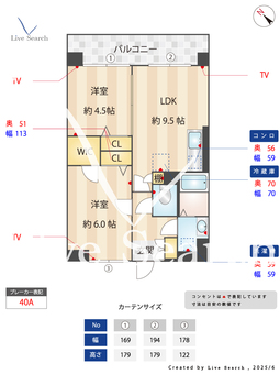 モン・リジェール 802 【福岡県地下鉄空港線　東比恵駅】 の間取り図