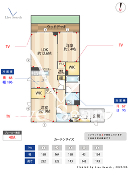 グリナージュ 201 【千葉県本八幡駅】 の間取り図