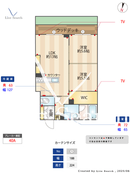グリナージュ 205 【千葉県本八幡駅】 の間取り図