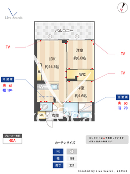 グリナージュ 211 【千葉県本八幡駅】 の間取り図