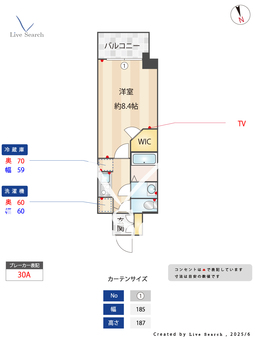 S-RESIDENCE今池beleta 206 【愛知県今池駅】 の間取り図