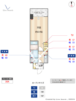 S-RESIDENCE今池beleta 203 【愛知県今池駅】 の間取り図