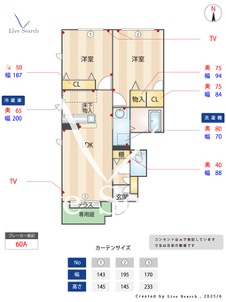 アンリシールメゾン 101 【二日市】 の間取り図