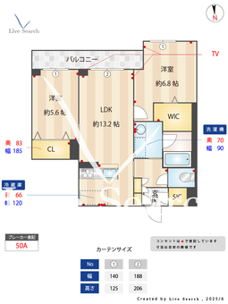 カヴァッロ　アンビエラ 102 【坂戸駅】 の間取り図