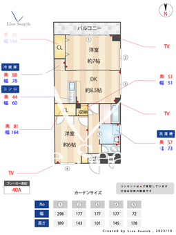 コーポヤマト 802 【神奈川県JR川崎駅】 の間取り図