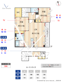 グランドゥール　丸宮 201 【埼玉県東大宮】 の間取り図