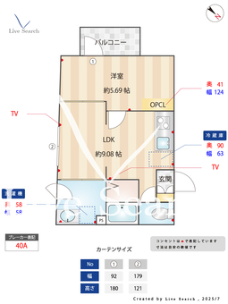 fika鎌倉大船 301 【神奈川県大船駅】 の間取り図