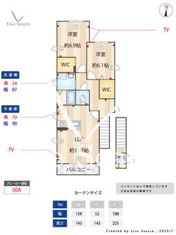 ラフィネ 202 【愛知県藤が丘駅 徒歩9分】 の間取り図