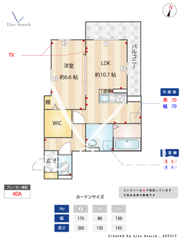 エルフォルク新神戸 201 【兵庫県神戸市西神山手線　新神戸駅】 の間取り図