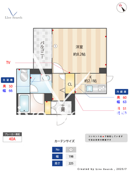グランシャリオ笹塚 302 【東京都笹塚駅】 の間取り図