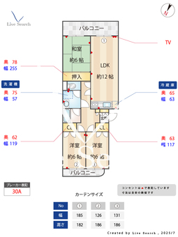 ユーハイムやよい坂 404 【南区西鉄大橋駅】 の間取り図
