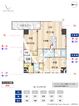 Lavart（ラベール）森ノ宮 401 【大阪環状線　森ノ宮駅】 の間取り図