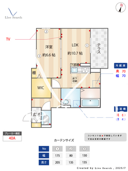 エルフォルク新神戸 101 【兵庫県神戸市西神山手線　新神戸駅】 の間取り図