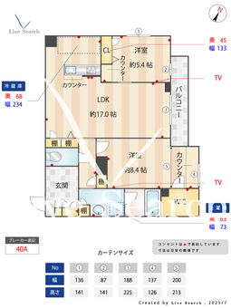 マンスフィールド　ヤマコ 201 【神奈川県新川崎駅】 の間取り図