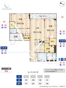 マンスフィールド　ヤマコ 203 【神奈川県新川崎駅】 の間取り図