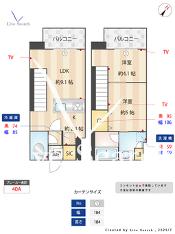 ModernPalazzo博多駅南AXIA 803 【福岡県博多駅】 の間取り図