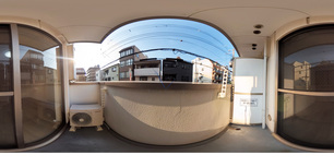 グランエクラ岸里 201 【大阪府阪堺線「聖天坂」徒歩2分】 の間取り図