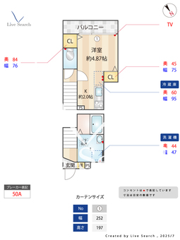 フース・ノールリース 202 【東京都三鷹駅】 の間取り図