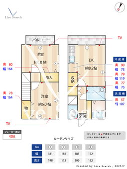 レジデンスクサナギⅢ　15～18 18 【東京都篠崎駅】 の間取り図