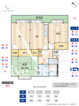 サンメイト杉本 A105 【久米田駅】 の間取り図