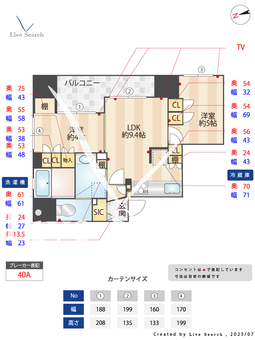 プレミスト四谷カレントコート 603 【総武・中央緩行線　四ツ谷駅　徒歩5分】 の間取り図