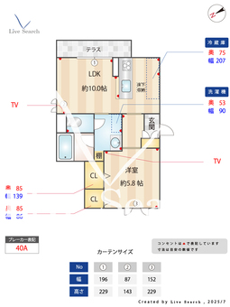 Camallia MaisonA 103 【城南区油山団地口】 の間取り図