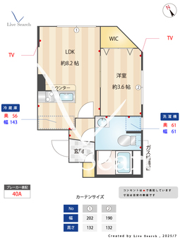 ジュネス蒲田 405 【東京都蒲田】 の間取り図