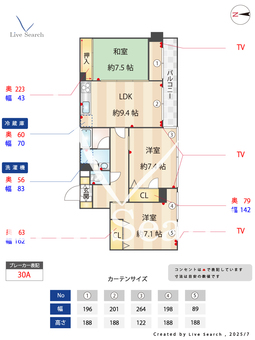 第2東宝ビル 501 【神奈川県海老名駅　6分】 の間取り図