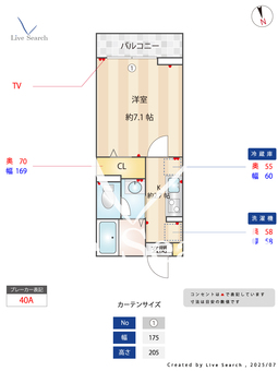 プランドールⅡ 202 【川越市駅】 の間取り図