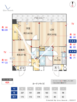 Re+Nudgeone.大橋 401 【南区大橋駅】 の間取り図