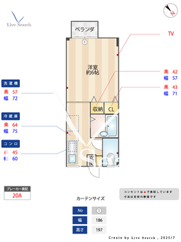 ハイツフェアリー 201 【茨城県石岡駅】 の間取り図