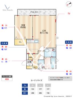 ベルカーサ 201 【埼玉県川越線　指扇駅　徒歩5分】 の間取り図