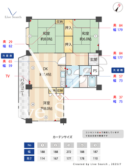 レック六甲マンション 502 【兵庫県阪急六甲駅】 の間取り図