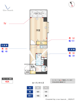 プレール中延 201 【東京都中延駅】 の間取り図