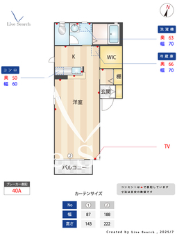 ソフィア武蔵ケ丘 201 【熊本県武蔵塚駅】 の間取り図