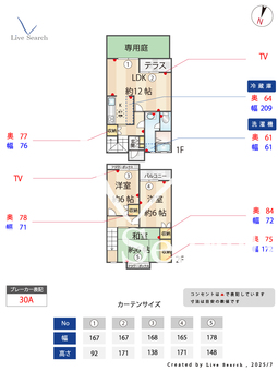 ガーデンハウス北川第三2号棟 C 【神奈川県東山田駅】 の間取り図