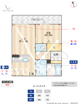 Carrefour菊陽 302 【原水駅】 の間取り図