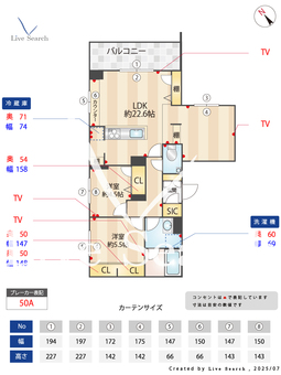 フォレナリビエ成城 301 【東京都成城学園前】 の間取り図