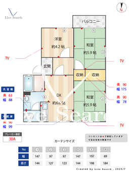 フレグランスロゼ 201 【和歌山県八幡前駅】 の間取り図