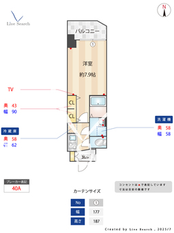 S-RESIDENCE堺筋本町Uno 202 【大阪府松屋町駅】 の間取り図