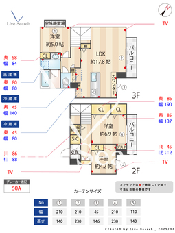 シャーメゾン大野城中央 201 【福岡県白木原or大野城】 の間取り図