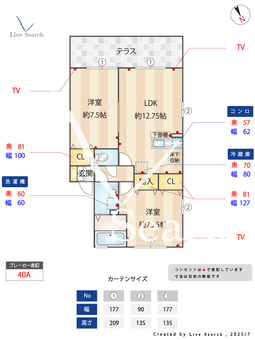 ハウスオブハート　Ⅰ 102 【埼玉県南与野駅】 の間取り図