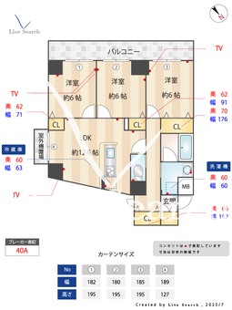 セリーン志村 602 【東京都志村坂上駅】 の間取り図