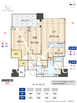 梅田ガーデンレジデンス 3003 【大阪府東梅田】 の間取り図