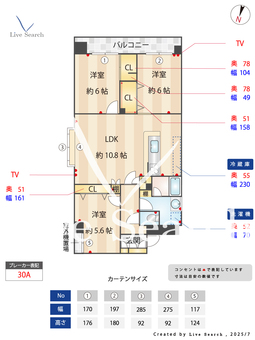 西新新光ハイム 702 【福岡県福岡市営地下鉄「西新駅」】 の間取り図