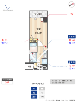Amavel早稲田 402 【早稲田駅】 の間取り図