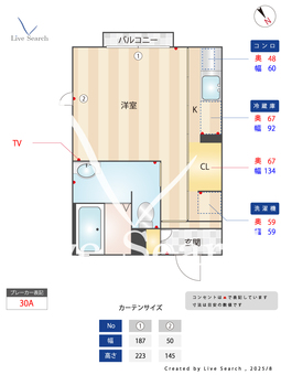 ウィルコート 202 【茨城県守谷駅】 の間取り図