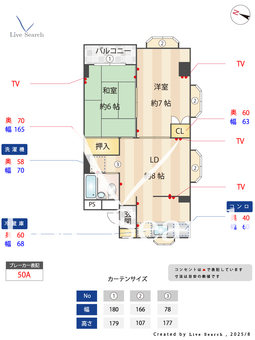 メゾンデタカダ 302 【神奈川県黄金町】 の間取り図